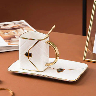 Sip in Style: The Ultimate Personalized Handbag Coffee Mug Set for Your Perfect