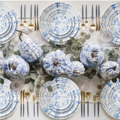 Azul 16-Piece Fine China Plate Set Serves 4