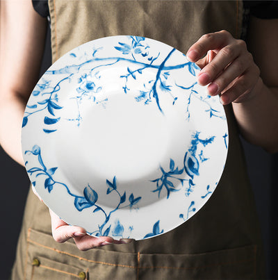 Azul 16-Piece Fine China Plate Set Serves 4