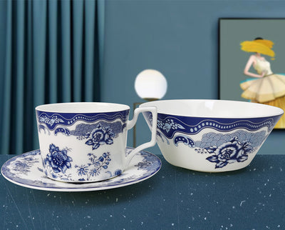 Marina 16-Piece Fine China Plate Set Serves 4