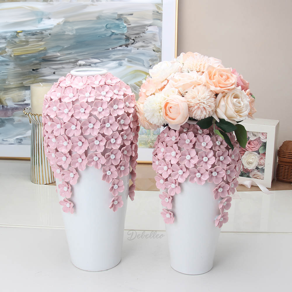 Jarrón Fiorito con Detalle Floral