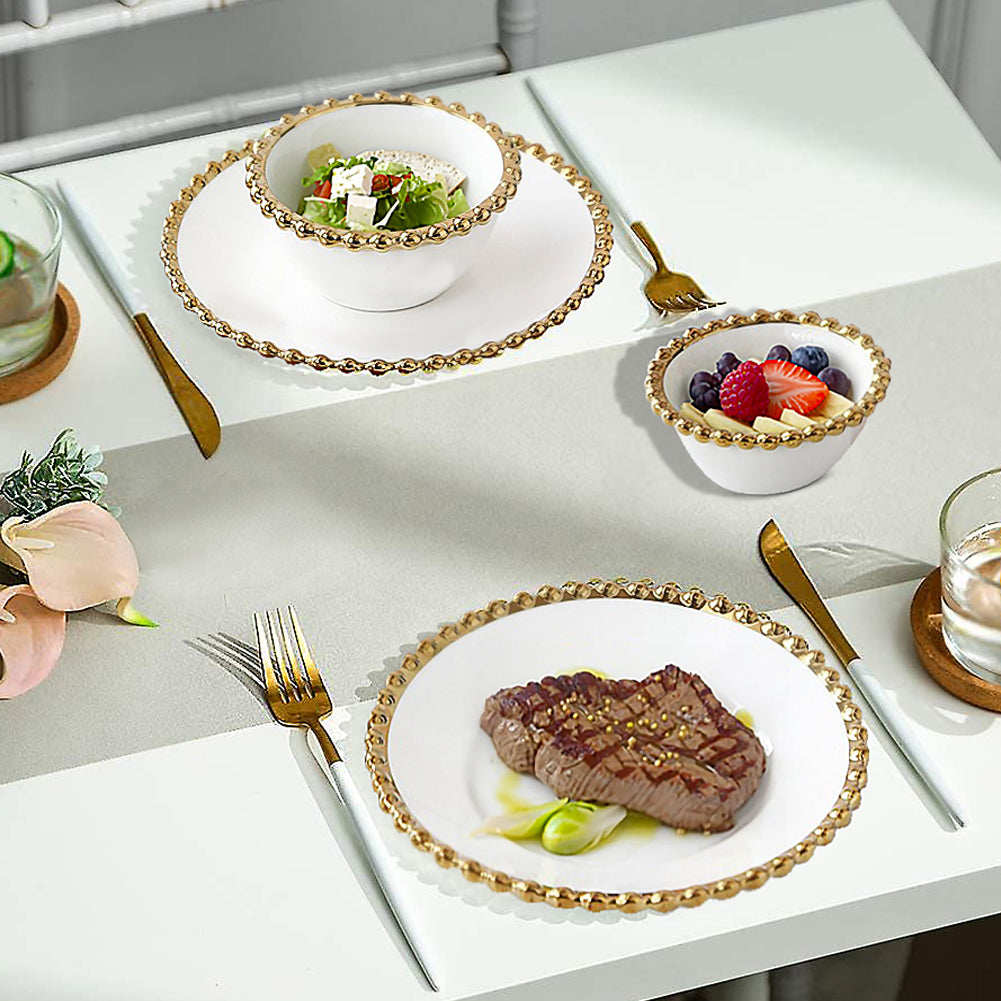 Regio 16-Piece Fine China Plate Set Serves 4