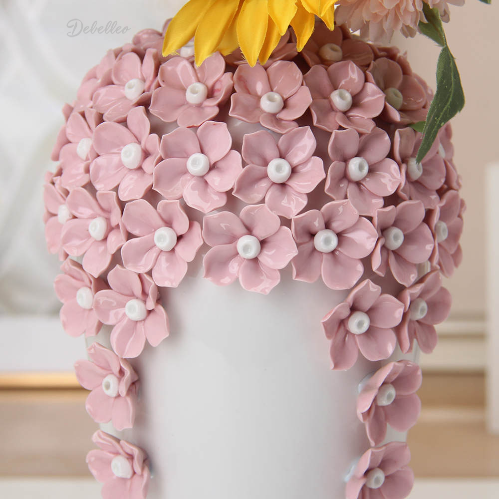 Jarrón Fiorito con Detalle Floral