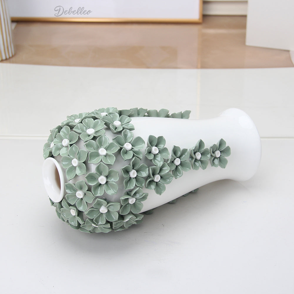 Jarrón Fiorito con Detalle Floral