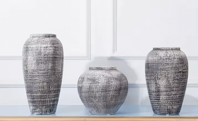 Vecchia Terracotta Handcrafted Artisan Vase