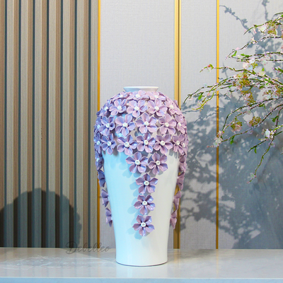 Jarrón Fiorito con Detalle Floral