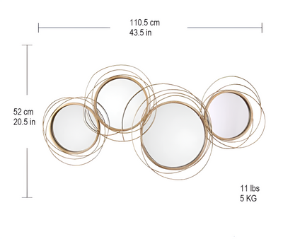 Cerchio Decorative Wall Mirror