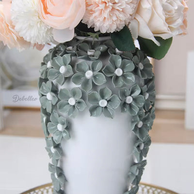 Jarrón Fiorito con Detalle Floral