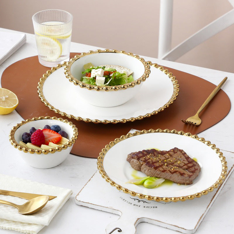 Regio 16-Piece Fine China Plate Set Serves 4
