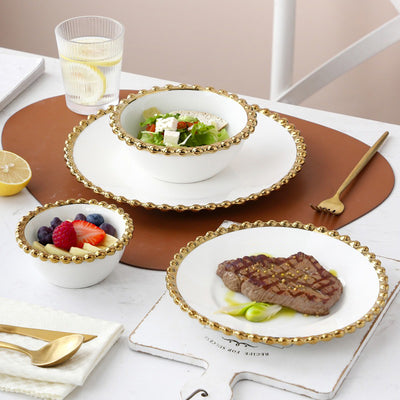 Regio 16-Piece Fine China Plate Set Serves 4