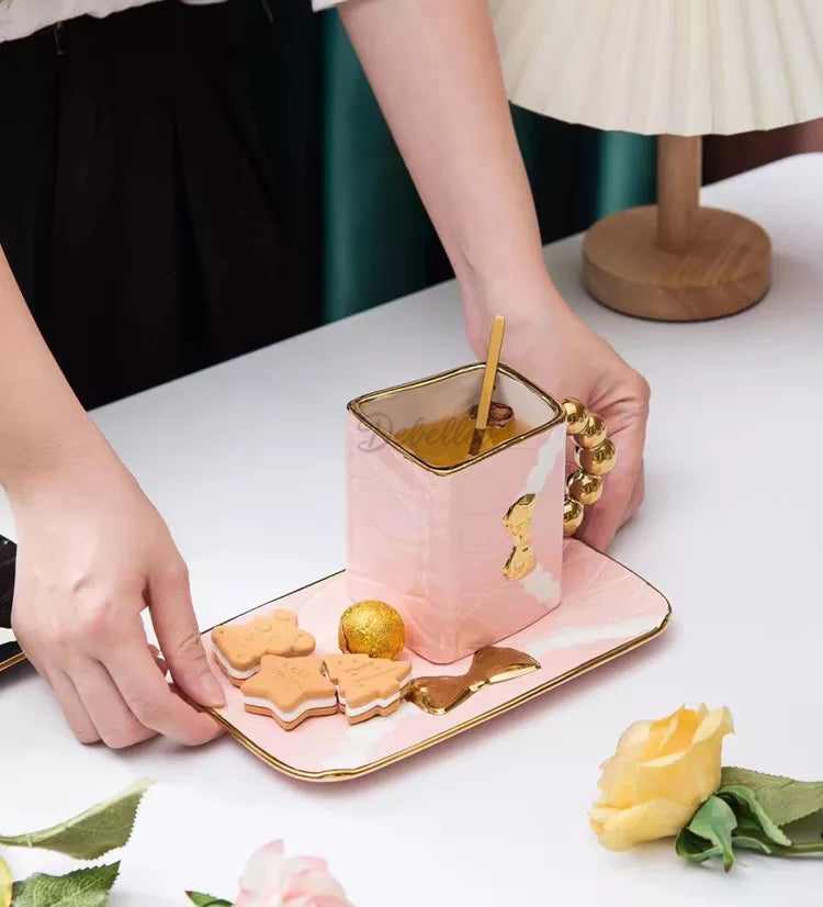 Papillon Handbag Mug Set