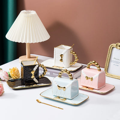 Papillon Handbag Mug Set