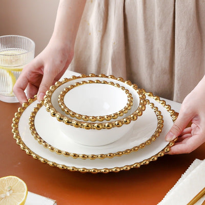 Regio 16-Piece Fine China Plate Set Serves 4